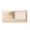 Flash Furniture Bright Beginnings Commercial Grade Modular Double Sided 2 Tier Wooden Classroom Book Display Shelf with Transparent Storage Bin, Natural MK-KE20789-GG - alternate 6